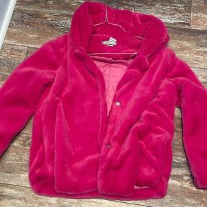 Plush hot Pink jacket